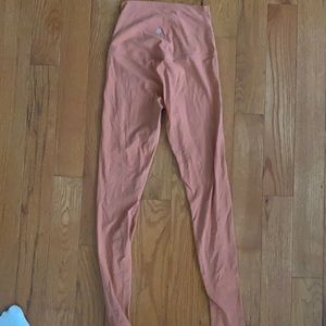 Lululemon super high rise aligns size 4 peach